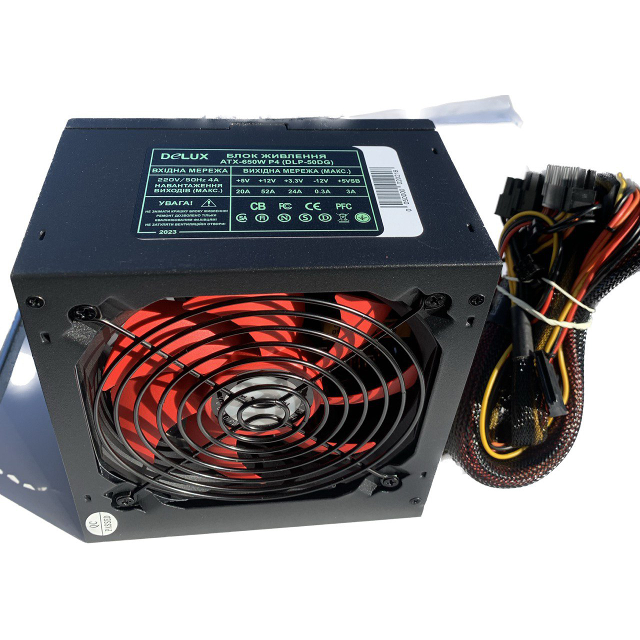 фото Блок живлення Delux DLP-50DG 650W