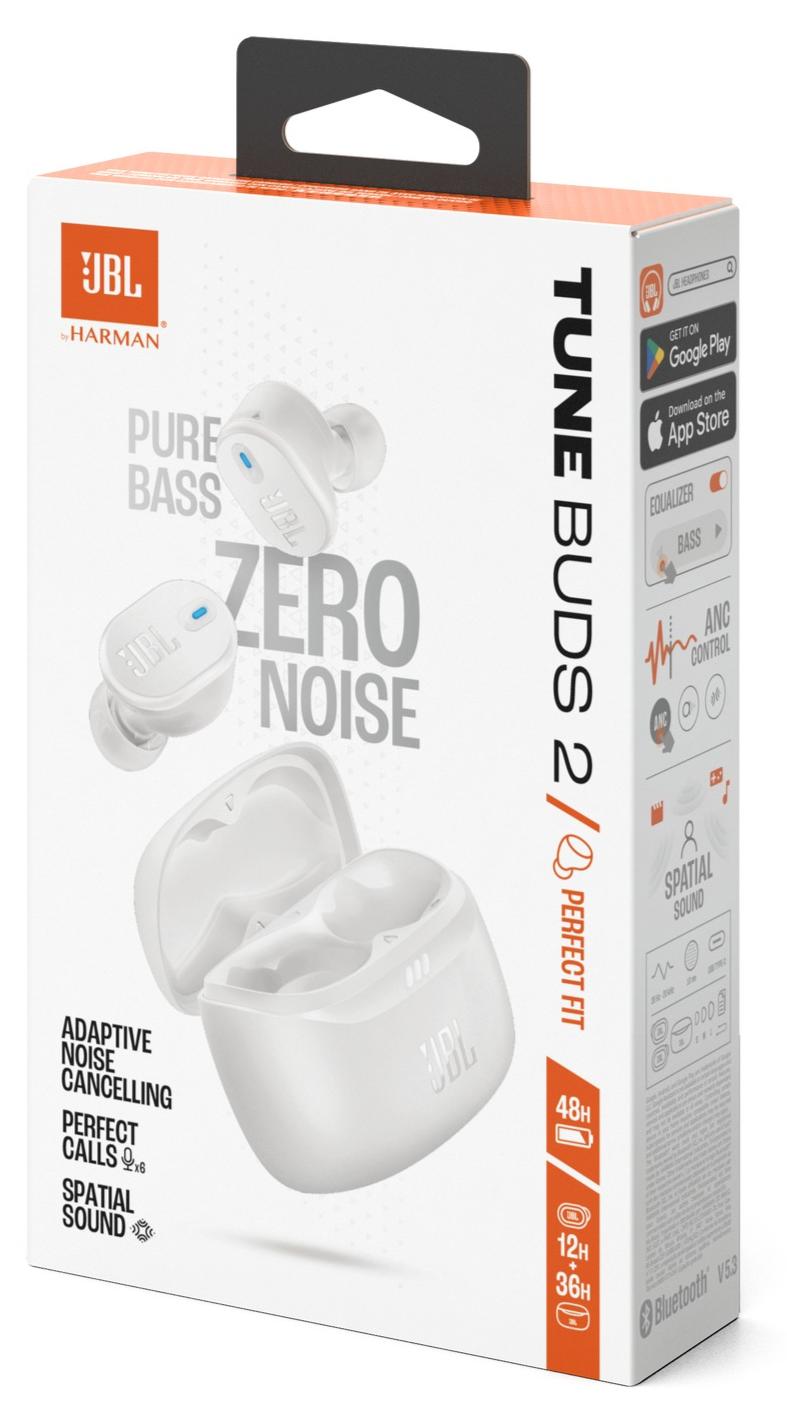 Bluetooth-гарнітура JBL Tune Buds 2 White (JBLTBUDS2WHT)