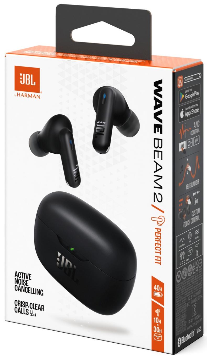 Bluetooth-гарнітура JBL Wave Beam 2 Black (JBLWBEAM2BLK)