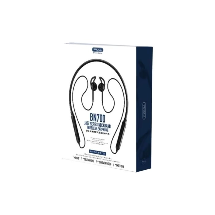 Bluetooth-гарнітура Proda Jazz Neckband Sports PD-BN700 Black (PD-BN700-BK)