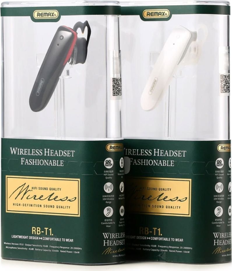фото Навушники з мікрофоном Remax RB-T1 White (6954851295457)