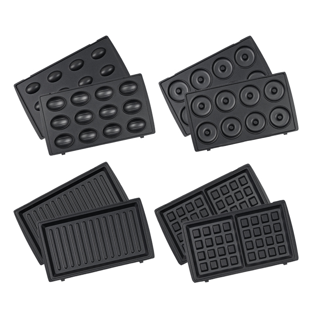 фото Мультимейкер (Бутербродниця-гриль, Вафельниця, Ліщина, Апарат для пончиків) Magio MG-379