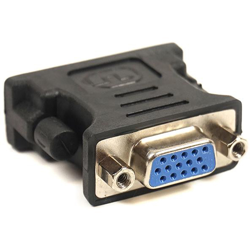 Адаптер PowerPlant (CA910298) DVI-D-VGA, Black Адаптер PowerPlant (CA910298) DVI-D-VGA, Black