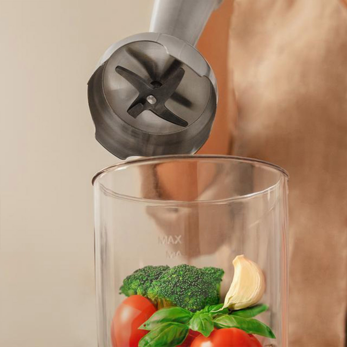 фото Занурюваний блендер Cecotec Power Retro 1200MAX Cream&Crush Green (CCTC-03946)