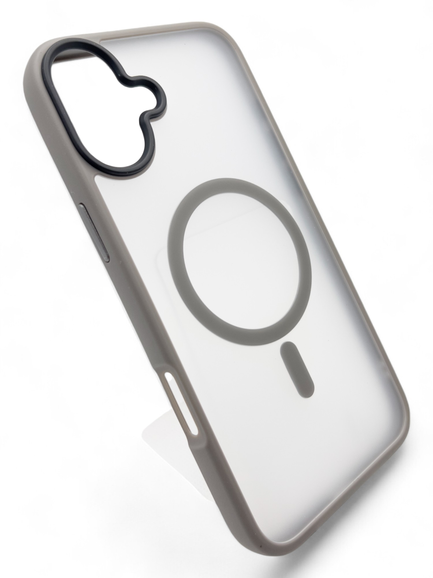 Чeхол-накладка BeCover Metal Buttons Case MagSafe для Apple iPhone 16 Plus Gray (712095) Чeхол-накладка BeCover Metal Buttons Case MagSafe для Apple iPhone 16 Plus Gray (712095)