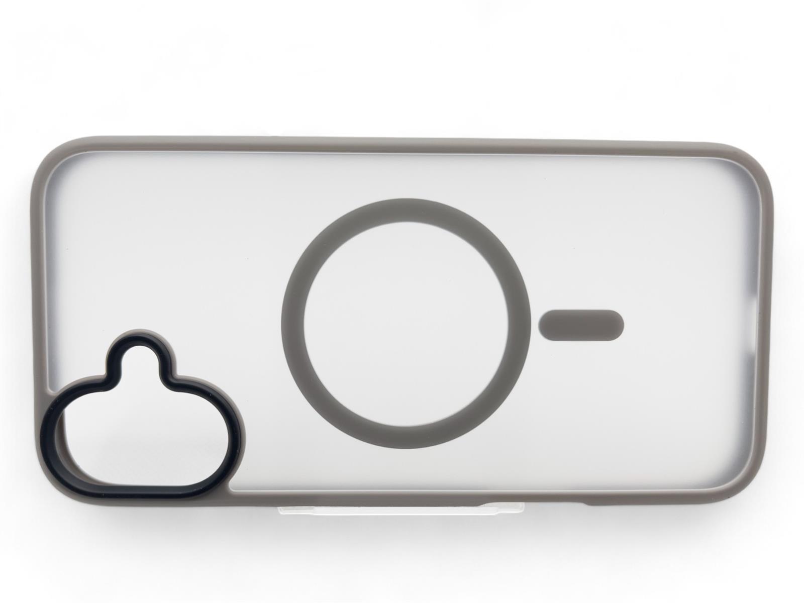 Чeхол-накладка BeCover Metal Buttons Case MagSafe для Apple iPhone 16 Plus Gray (712095) Чeхол-накладка BeCover Metal Buttons Case MagSafe для Apple iPhone 16 Plus Gray (712095)