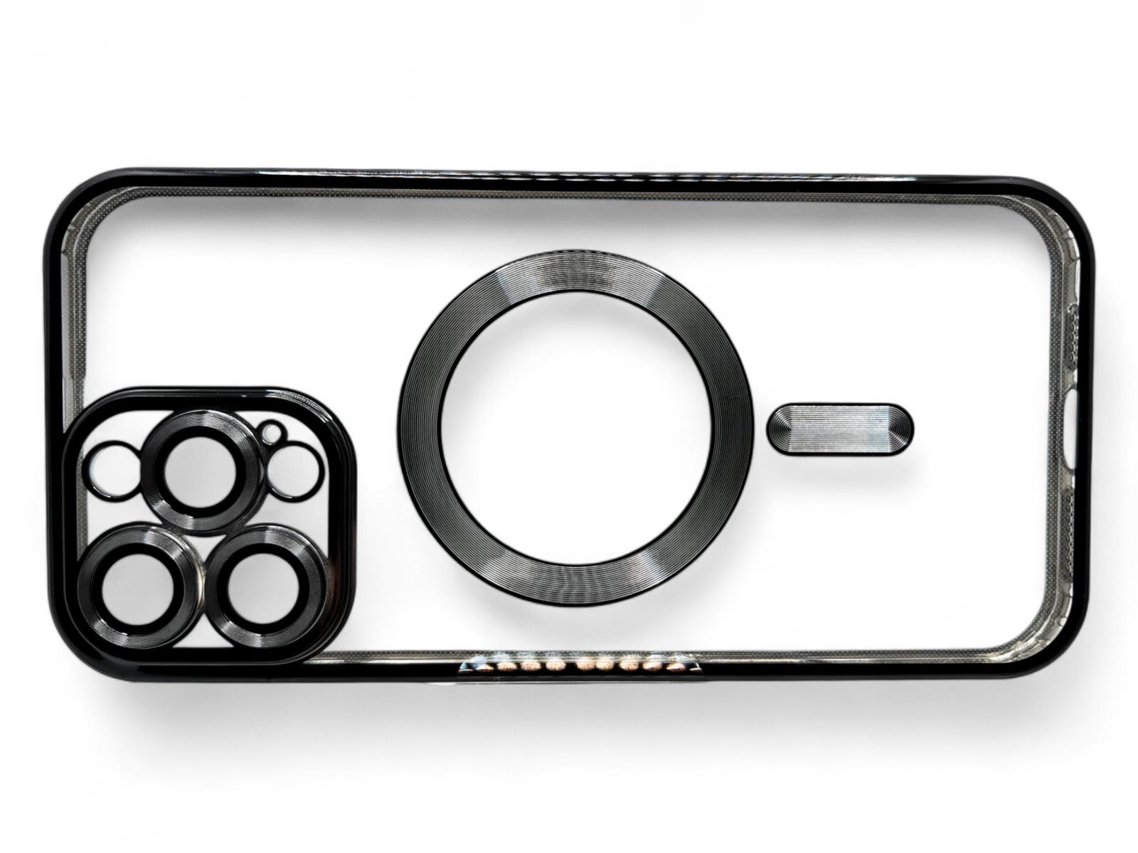 Чeхол-накладка BeCover TPU Chrome Case MagSafe для Apple iPhone 16 Pro Black (712080) Чeхол-накладка BeCover TPU Chrome Case MagSafe для Apple iPhone 16 Pro Black (712080)