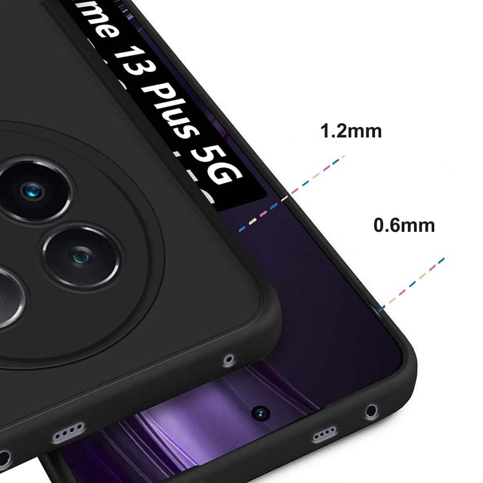 Чeхол-накладка BeCover для Realme 13 Plus 5G Black (712765) Чeхол-накладка BeCover для Realme 13 Plus 5G Black (712765)