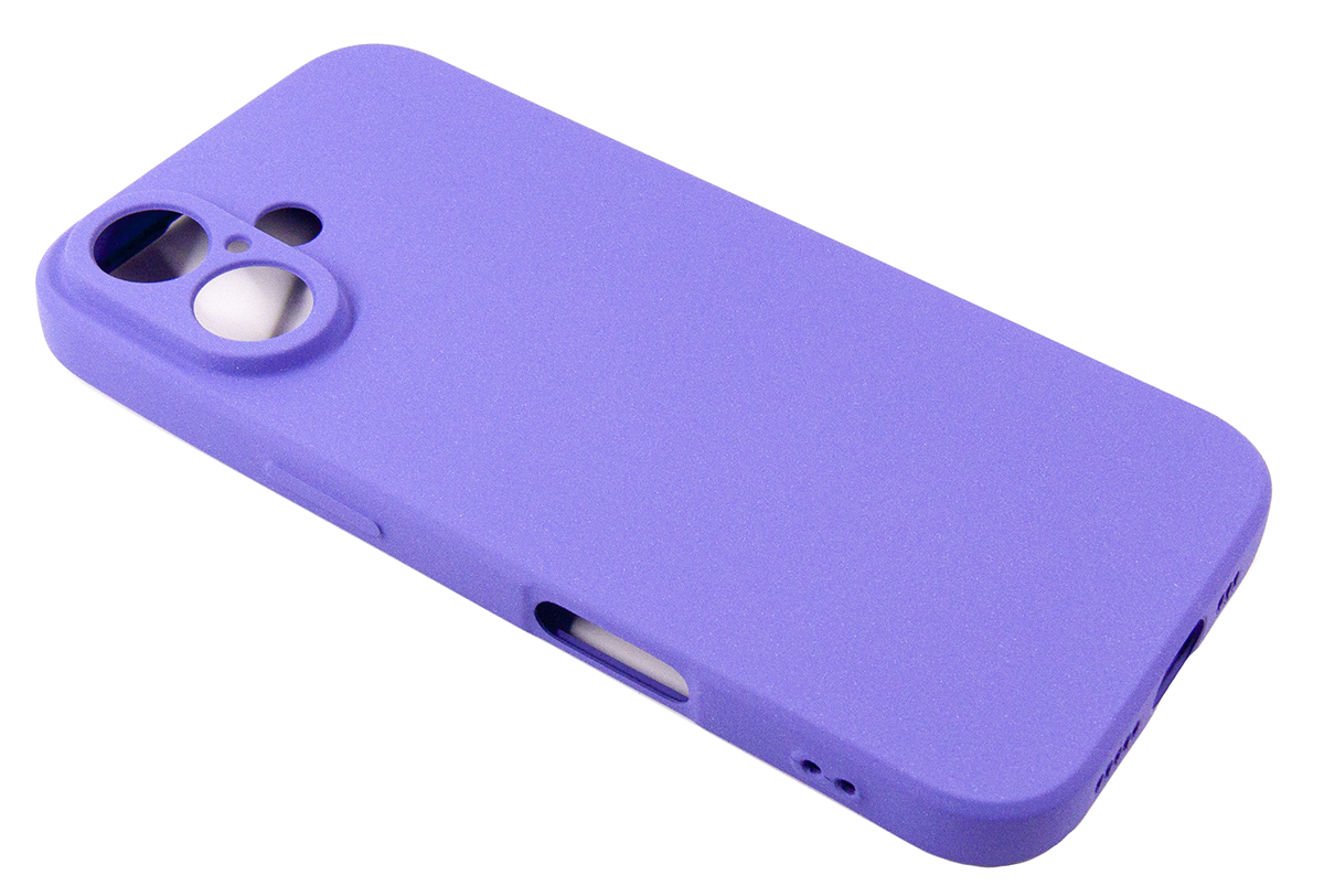 Чохол-накладка Dengos Carbon для Apple iPhone 16 Purple (DG-TPU-CRBN-209)