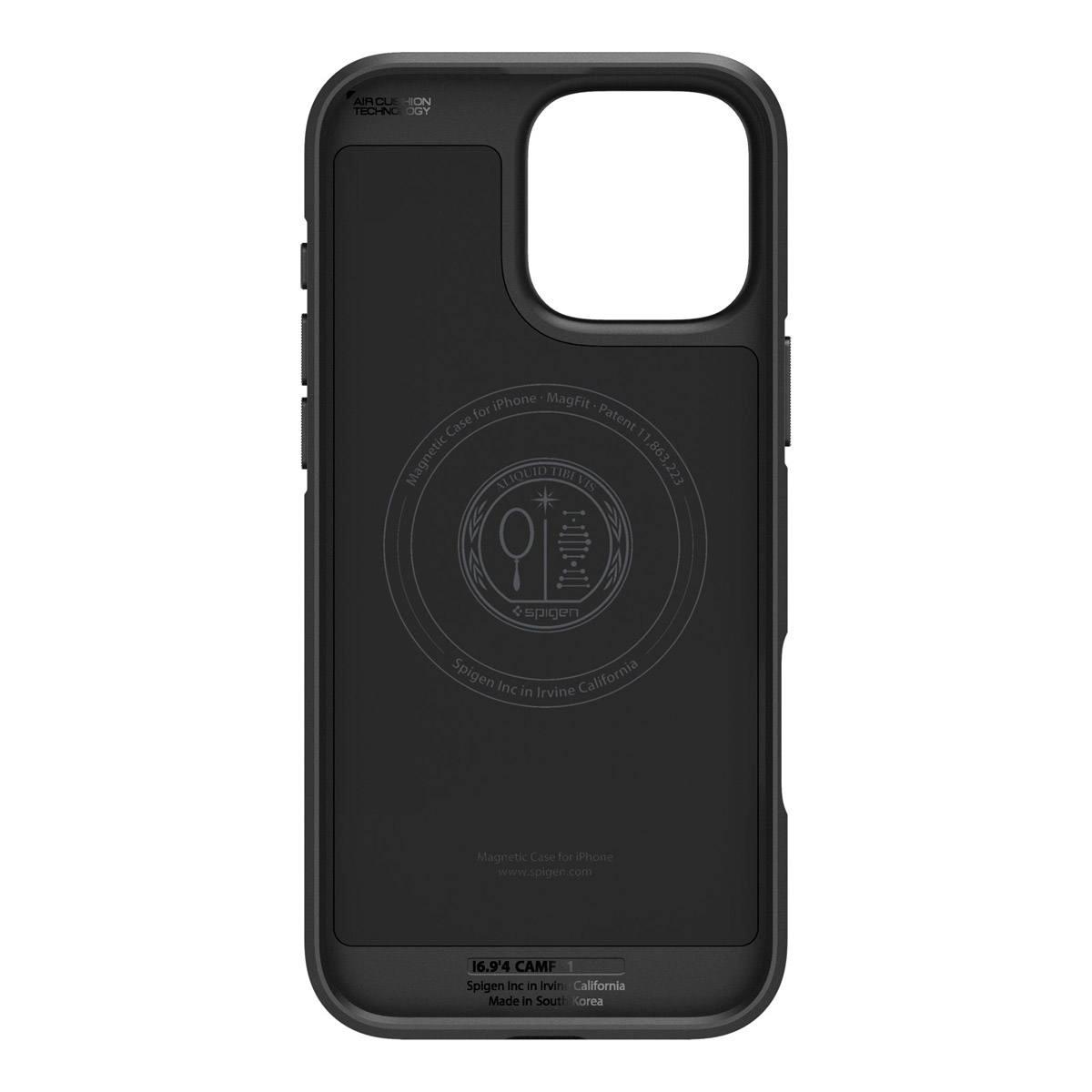 Чeхол-накладка Spigen Core Armor MagFit для Apple iPhone 16 Pro Matte Black (ACS08158) Чeхол-накладка Spigen Core Armor MagFit для Apple iPhone 16 Pro Matte Black (ACS08158)