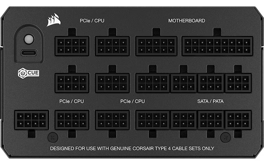 Блок живлення Corsair HX1200i 1200W ATX 3.0 PCIe 5.0 чорний