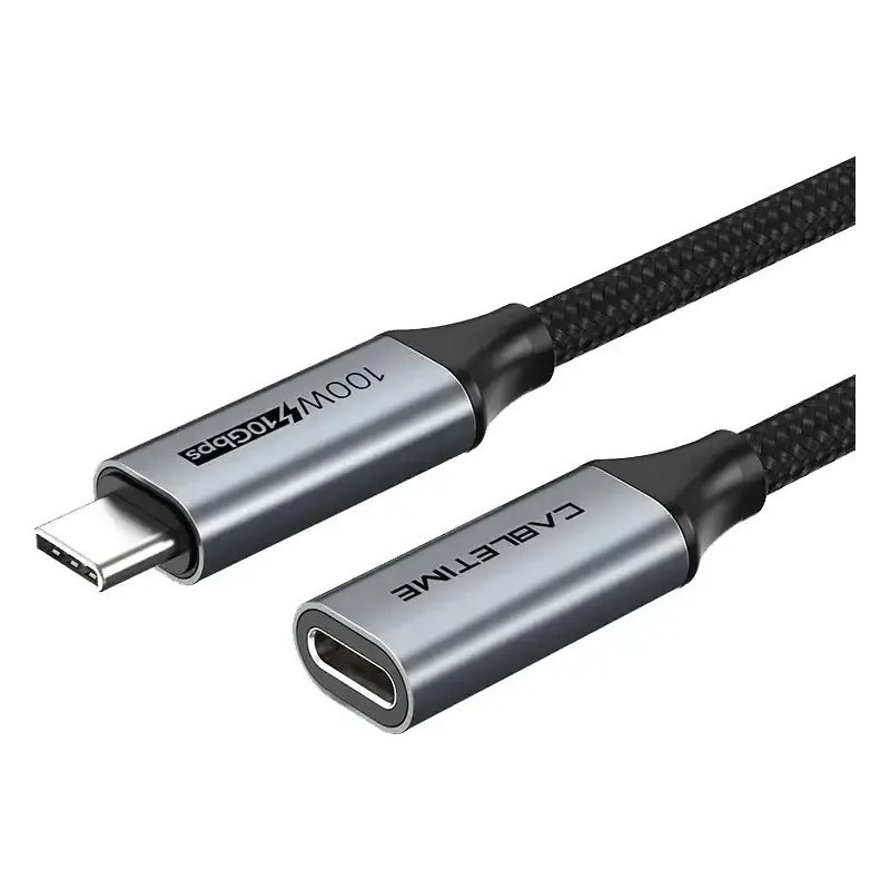 Кабель Cabletime CU21E USB-C - USB-C 100W Білий