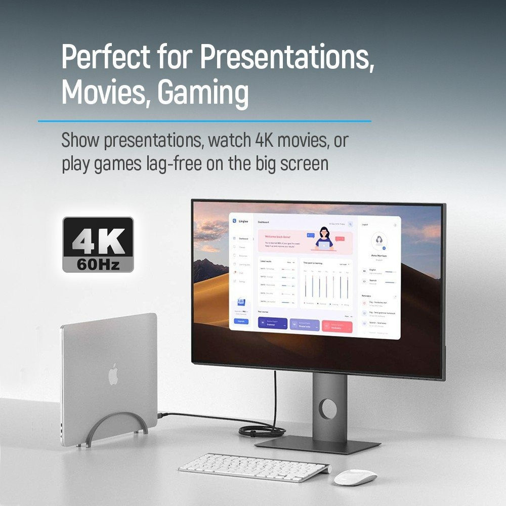 Кабель ColorWay HDMI - USB Type-C (M/M), 4K/60 Гц, 2 м, Black (CW-CBCHD077-BK) Кабель ColorWay HDMI - USB Type-C (M/M), 4K/60 Гц, 2 м, Black (CW-CBCHD077-BK)