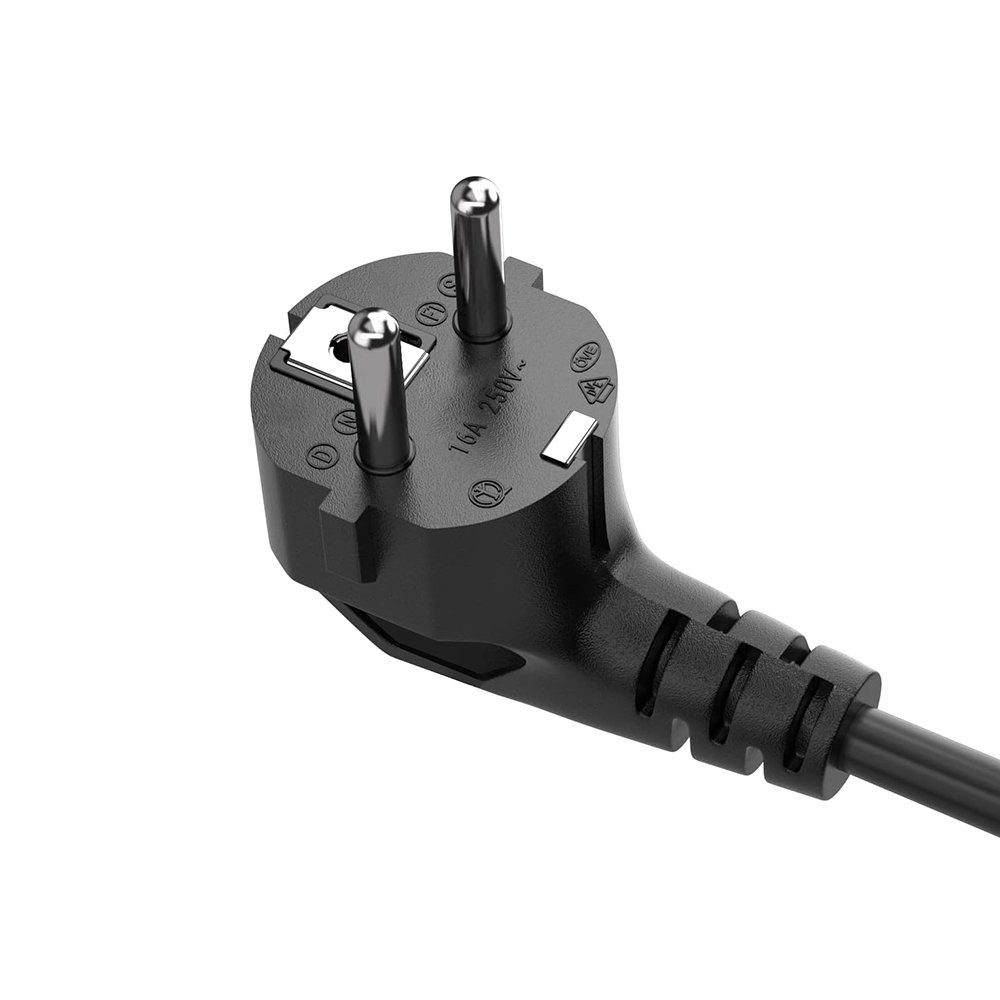 Кабель живлення ColorWay CEE7/7-C5, 1.8 м, Black (CW-CBP083-BK) Кабель живлення ColorWay CEE7/7-C5, 1.8 м, Black (CW-CBP083-BK)