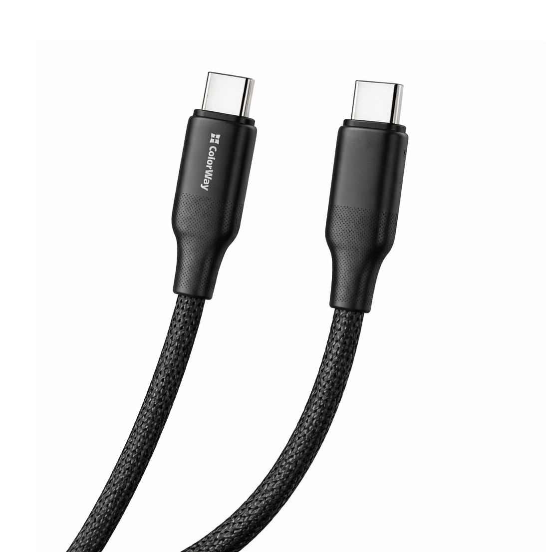Кабель ColorWay USB-C - USB-C PD 60W Чорний