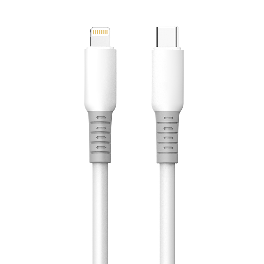 Кабель ColorWay USB Type-C - Lightning Power Delivery 30 Вт білий
