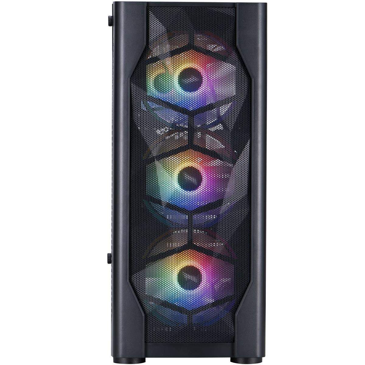 фото Корпус 1stPlayer D4-BK-4F1 Black