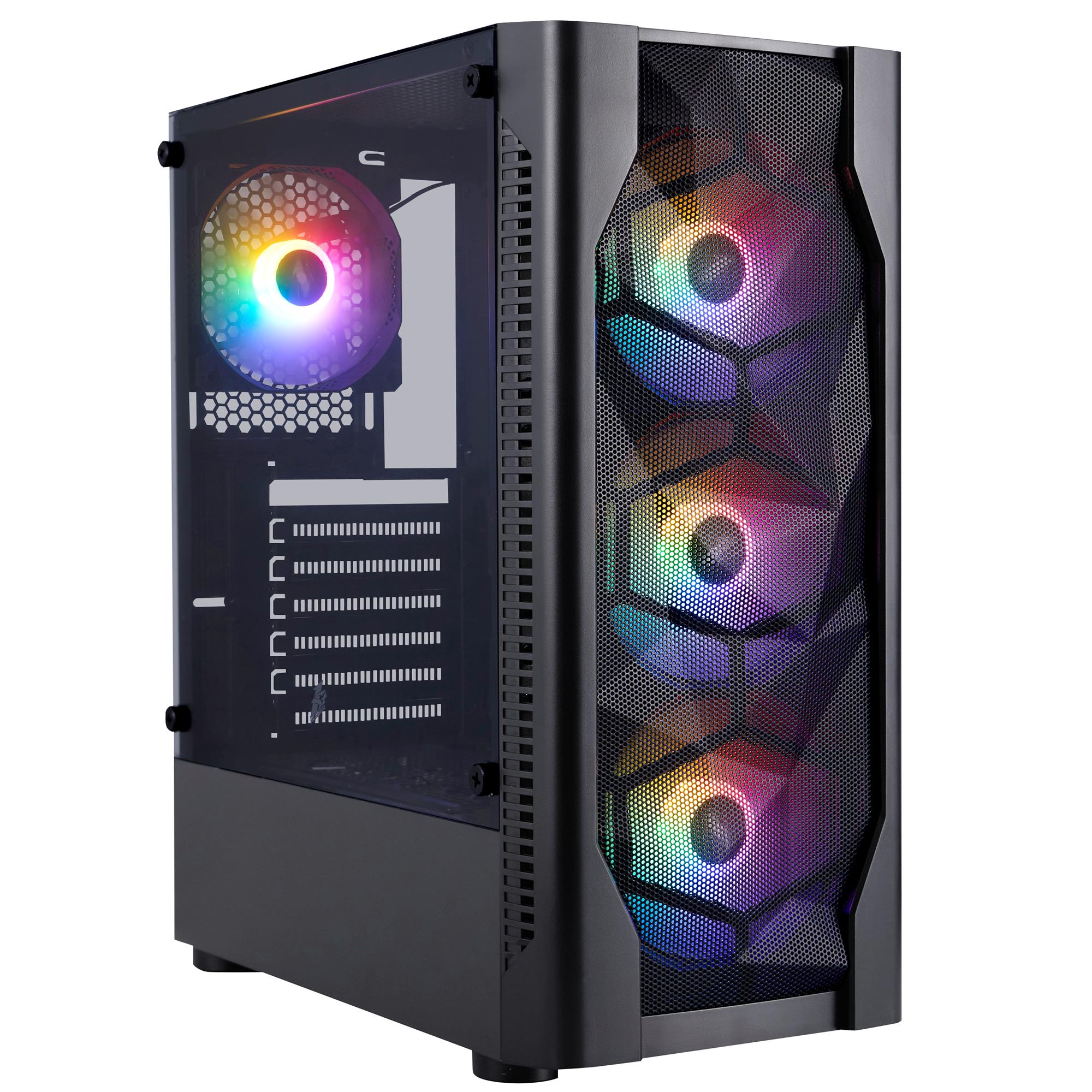 фото Корпус 1stPlayer D4-BK-4F1 Black