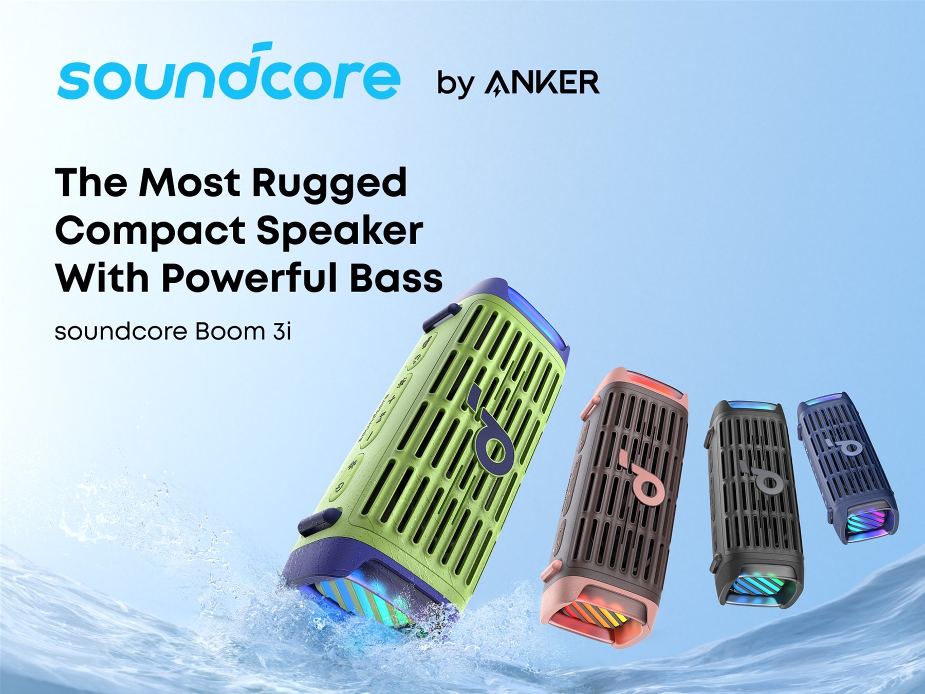 Акустическая система Anker SoundCore Boom 3i Brown (D5100080) Акустическая система Anker SoundCore Boom 3i Brown (D5100080)