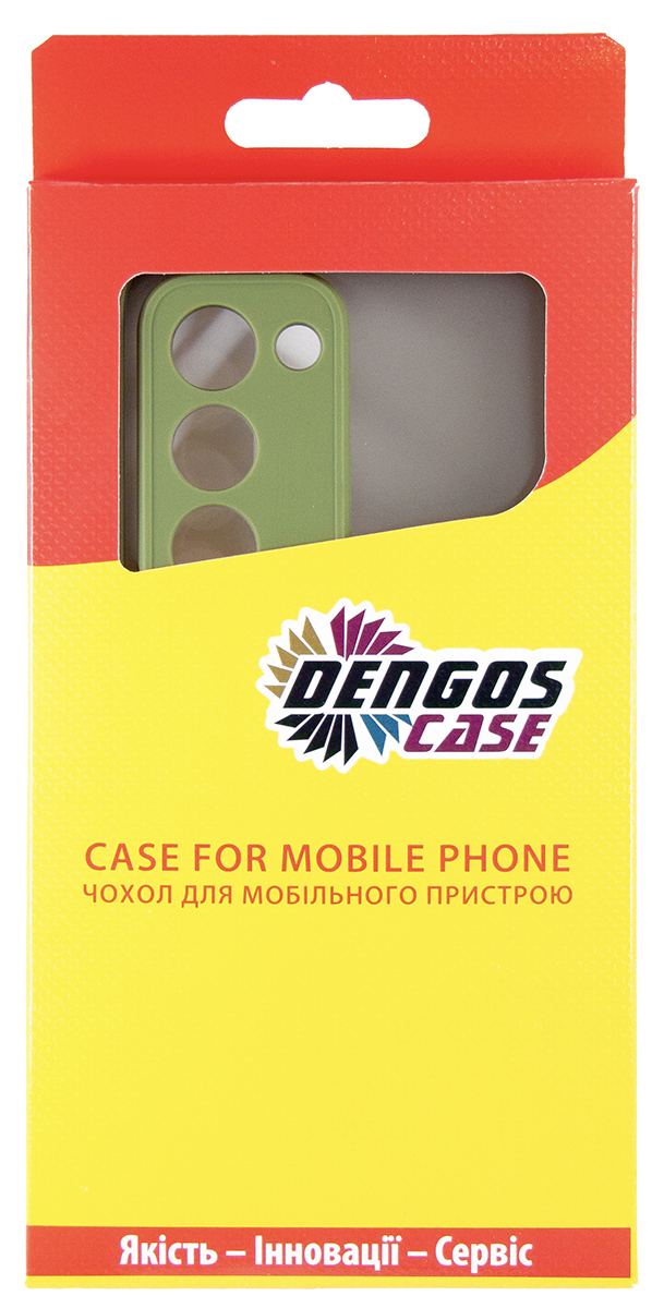 Чeхол-накладка Dengos Matt для Oppo A5 Olive (DG-KM-158) + защитное стекло Чeхол-накладка Dengos Matt для Oppo A5 Olive (DG-KM-158) + защитное стекло