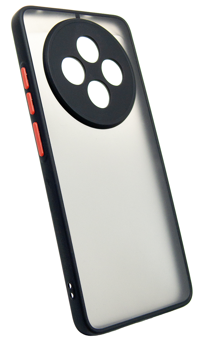 Чeхол-накладка Dengos Matt для Oppo Reno 12F 4G Black (DG-TPU-MATT-167) Чeхол-накладка Dengos Matt для Oppo Reno 12F 4G Black (DG-TPU-MATT-167)