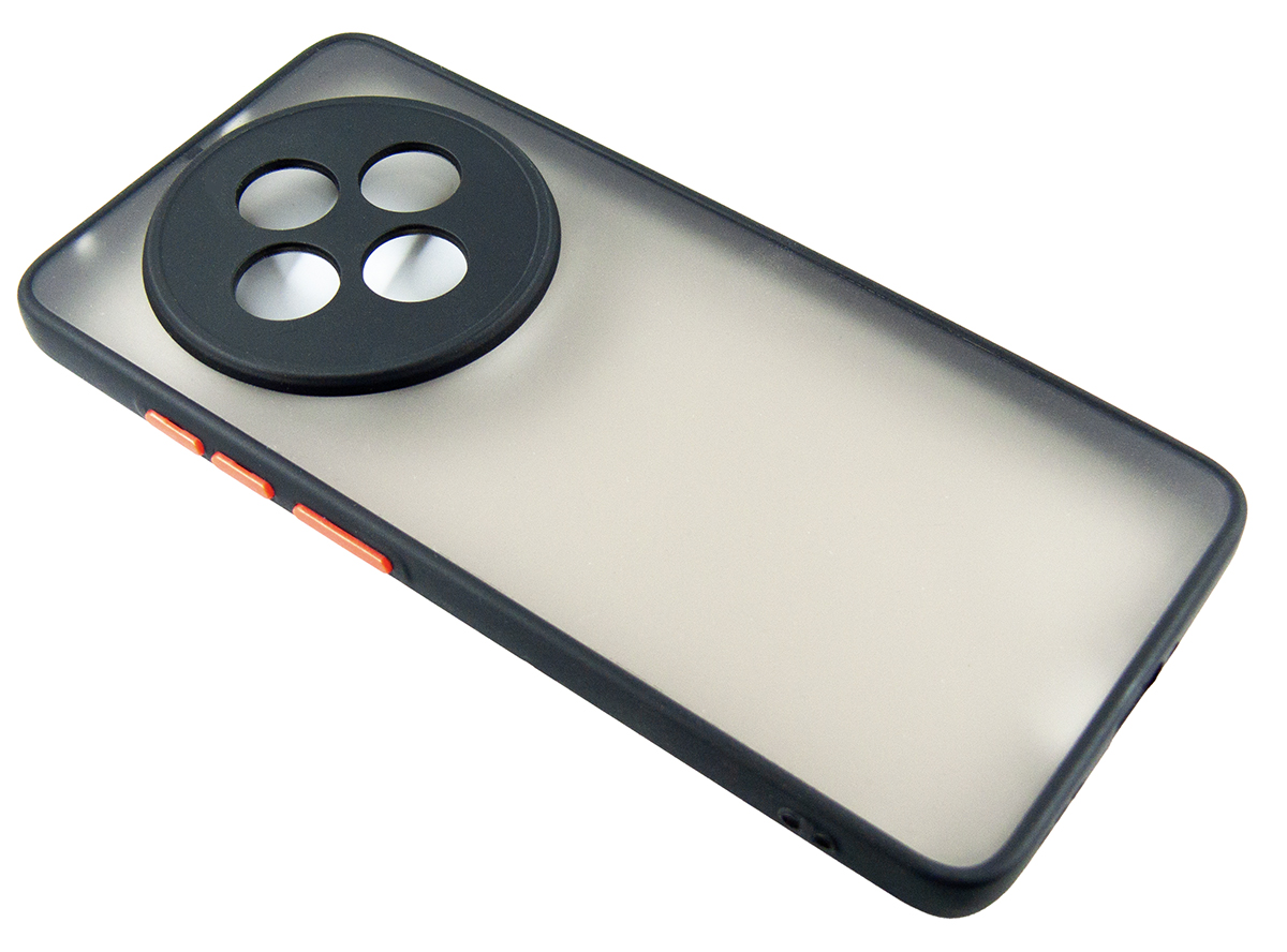 Чeхол-накладка Dengos Matt для Oppo Reno 12F 4G Black (DG-TPU-MATT-167) Чeхол-накладка Dengos Matt для Oppo Reno 12F 4G Black (DG-TPU-MATT-167)