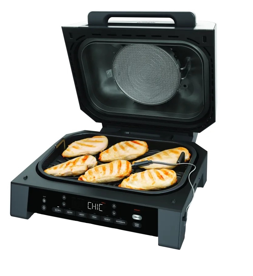 Гриль Ninja Foodi MAX Air Grill & Air Fryer с Сooking probe DG551EU Гриль Ninja Foodi MAX Air Grill & Air Fryer с Сooking probe DG551EU