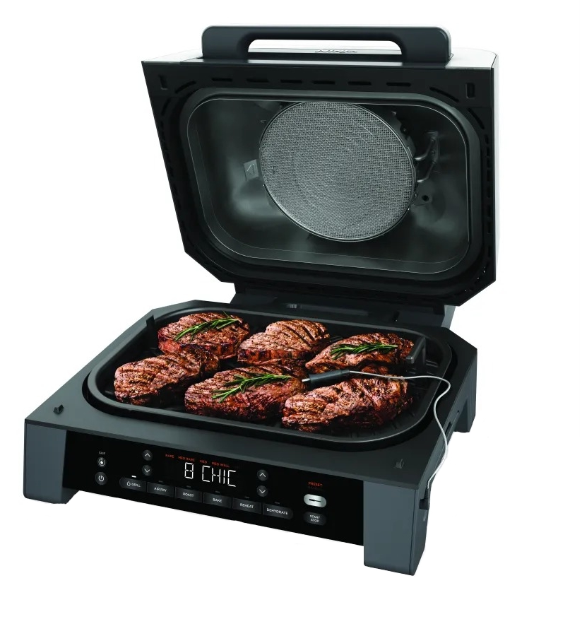 Гриль Ninja Foodi MAX Air Grill & Air Fryer с Сooking probe DG551EU Гриль Ninja Foodi MAX Air Grill & Air Fryer с Сooking probe DG551EU