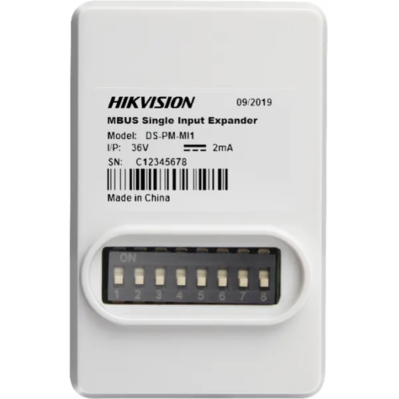 Розширювач шини MBUS на 1 шлейф/зону Hikvision DS-PM-MI1