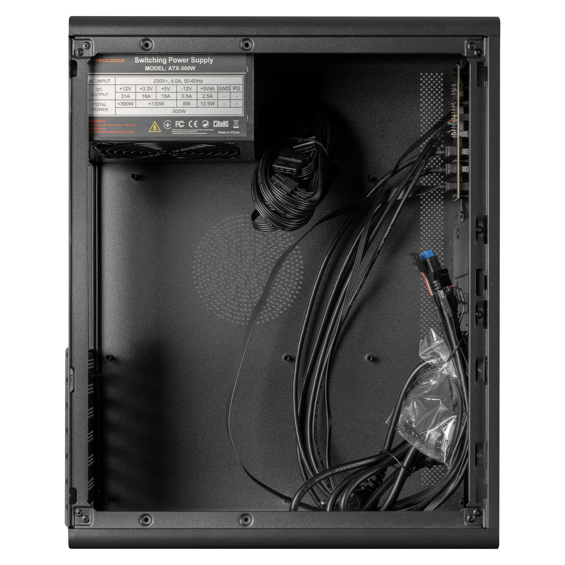 Корпус Prologix E127 500W Black Корпус Prologix E127 500W Black