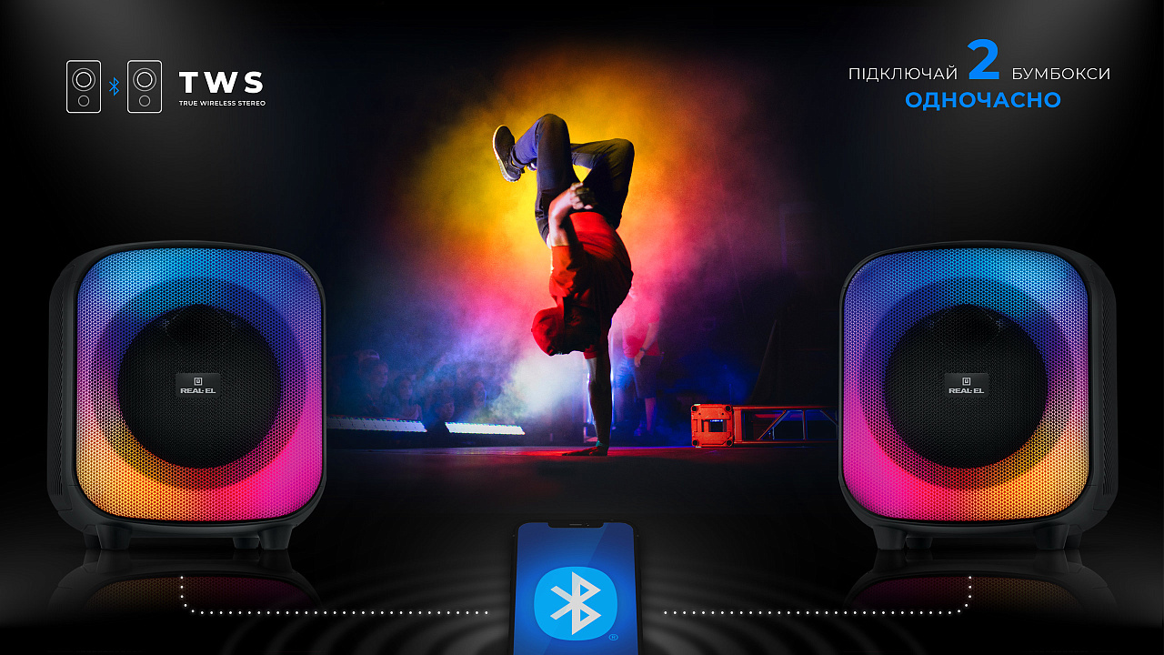 Акустическая система REAL-EL X-760 Black Акустическая система REAL-EL X-760 Black