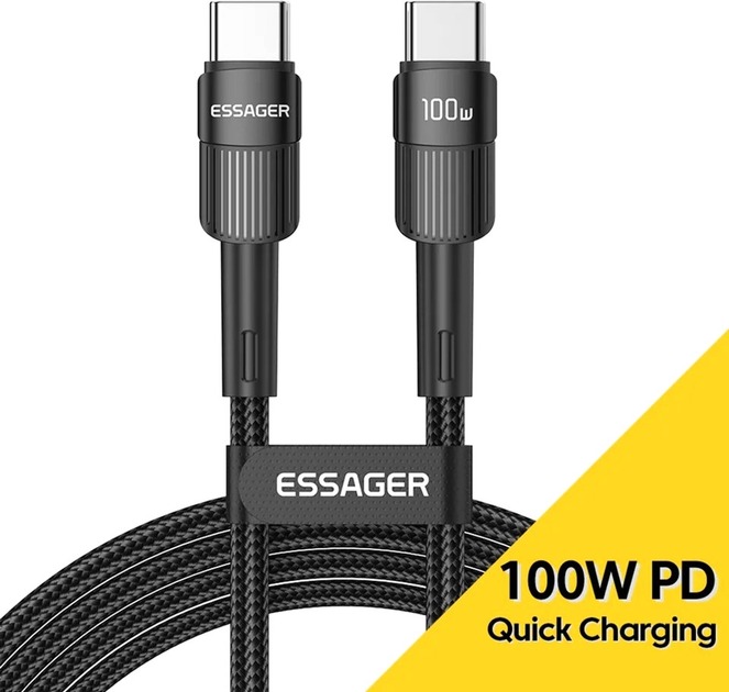 Кабель Essager Star 100W 2 м Чорний