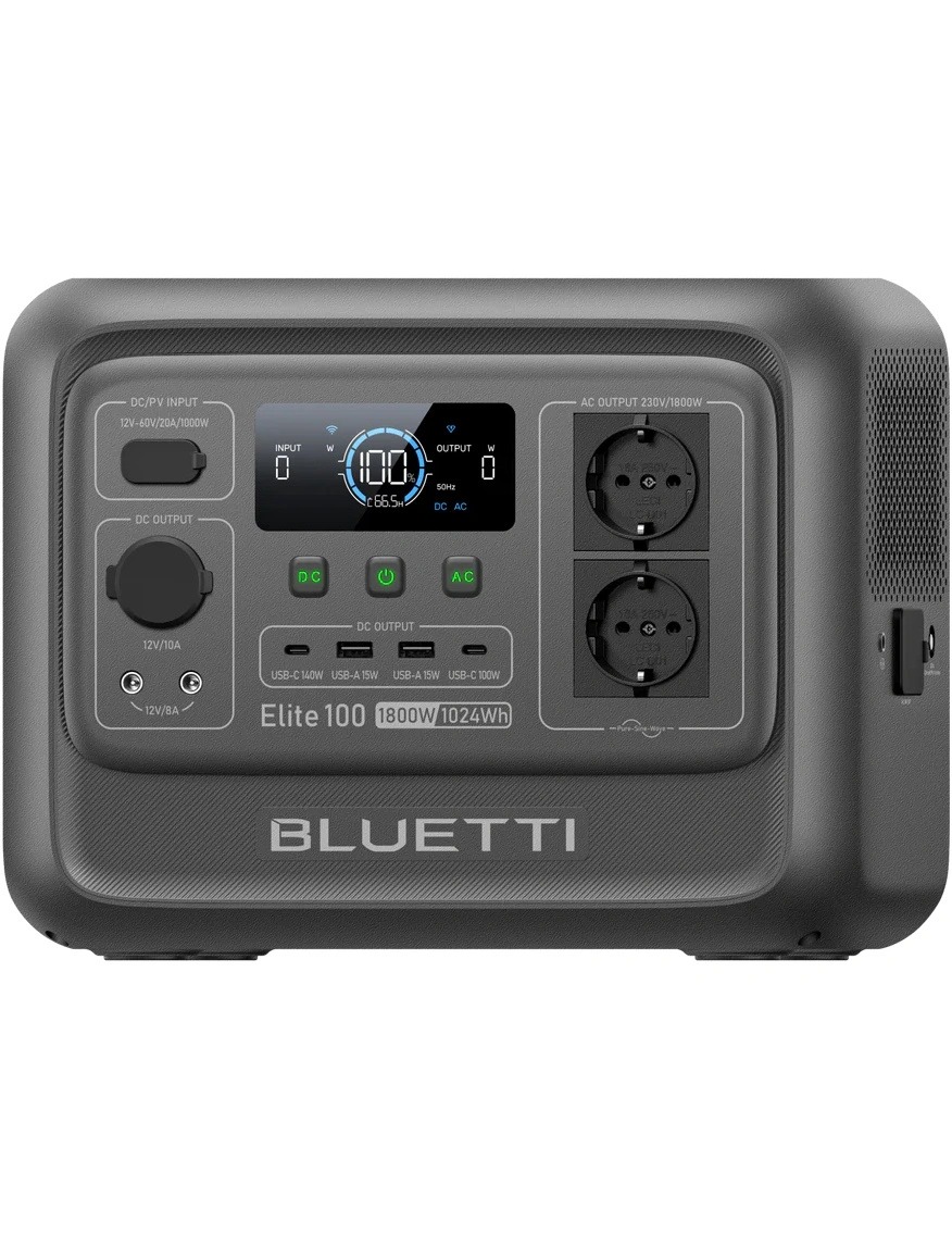 Зарядная станция Bluetti Elite 100 V2, 1800W, 1024Wh Зарядная станция Bluetti Elite 100 V2, 1800W, 1024Wh