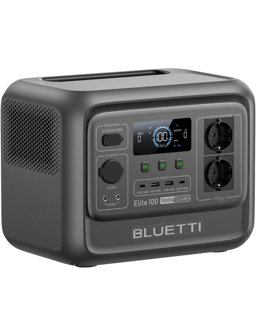 Зарядная станция Bluetti Elite 100 V2, 1800W, 1024Wh Зарядная станция Bluetti Elite 100 V2, 1800W, 1024Wh