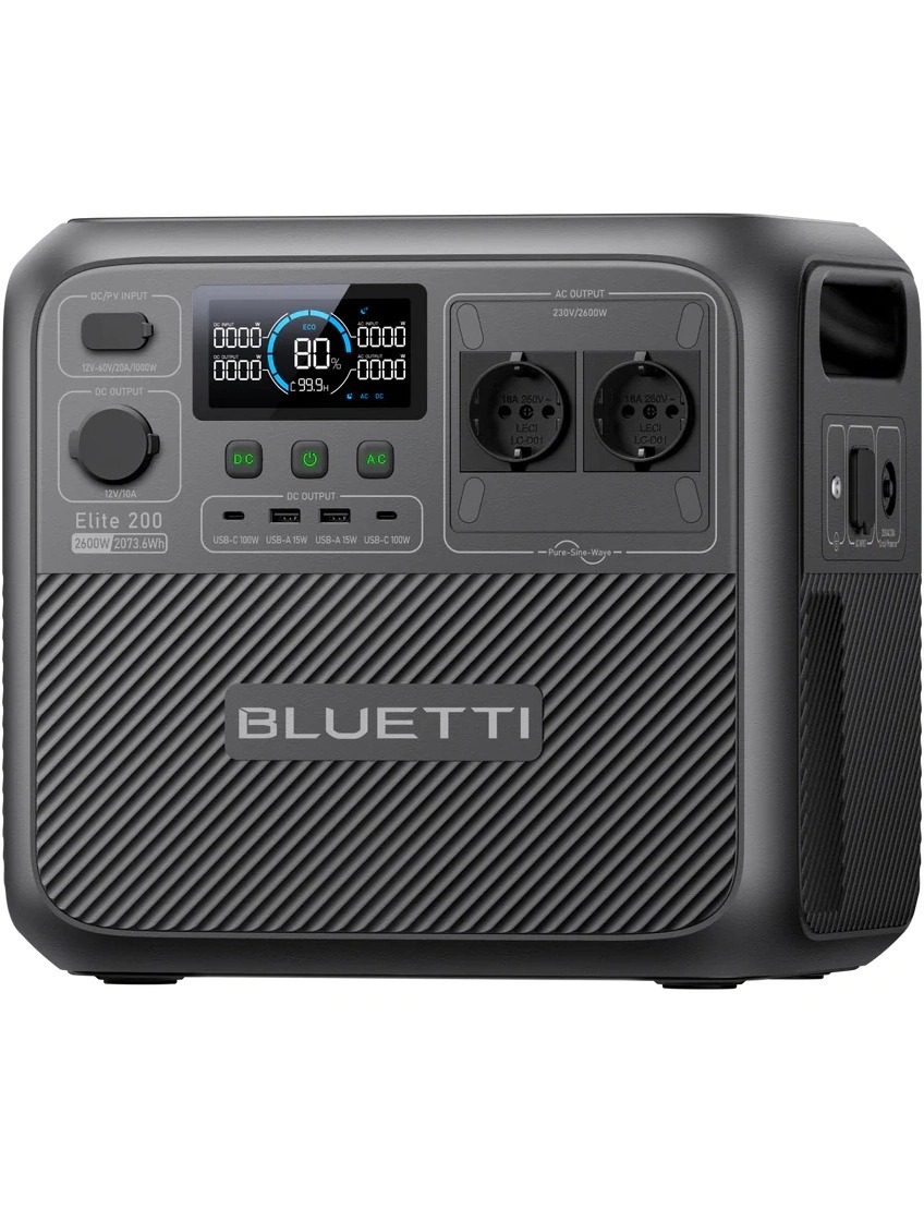 Зарядная станция Bluetti Elite 200 V2, 2600W, 2073Wh Зарядная станция Bluetti Elite 200 V2, 2600W, 2073Wh
