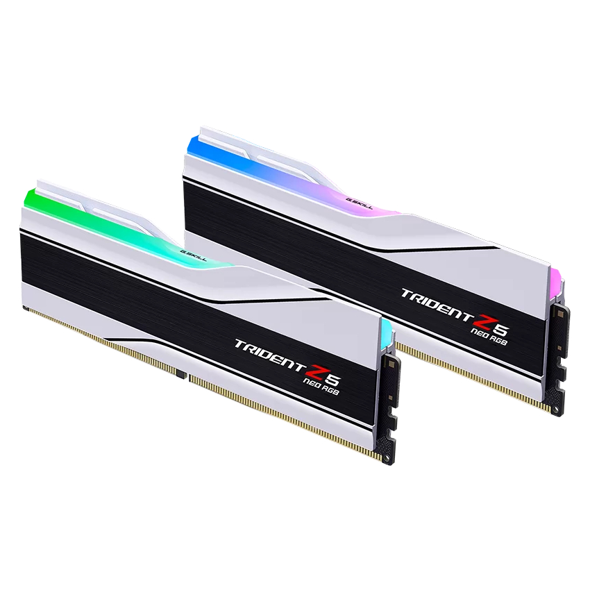 Модуль пам`ятi DDR5 2x16GB/6400 G.Skill Trident Z5 Neo RGB White (F5-6400J3239G16GX2-TZ5NRW) Модуль пам`ятi DDR5 2x16GB/6400 G.Skill Trident Z5 Neo RGB White (F5-6400J3239G16GX2-TZ5NRW)