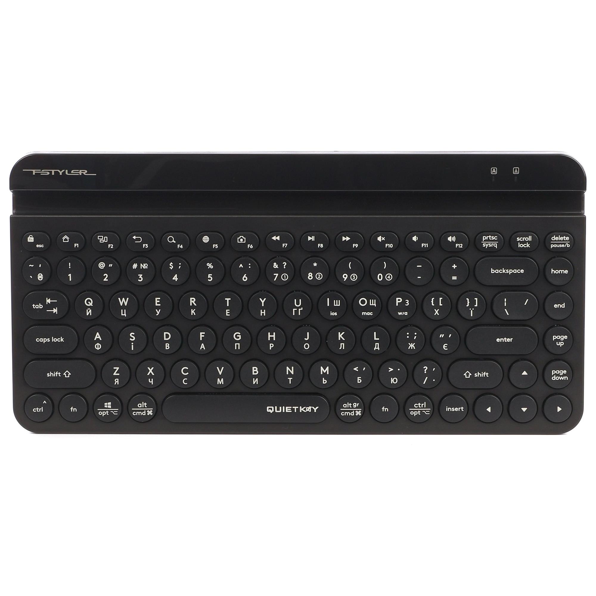 Клавіатура бездротова A4Tech FBK30 QuietKey чорна