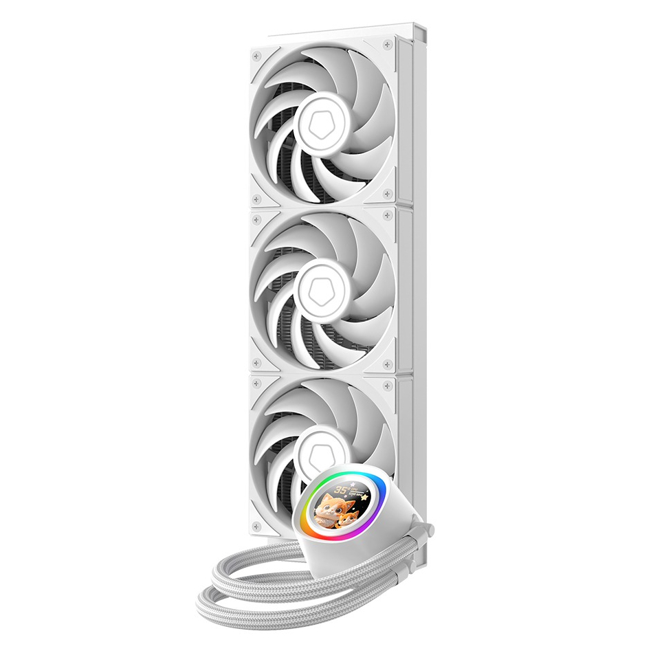 фото Водяне охолодження ID-Cooling FX360 LCD PE White
