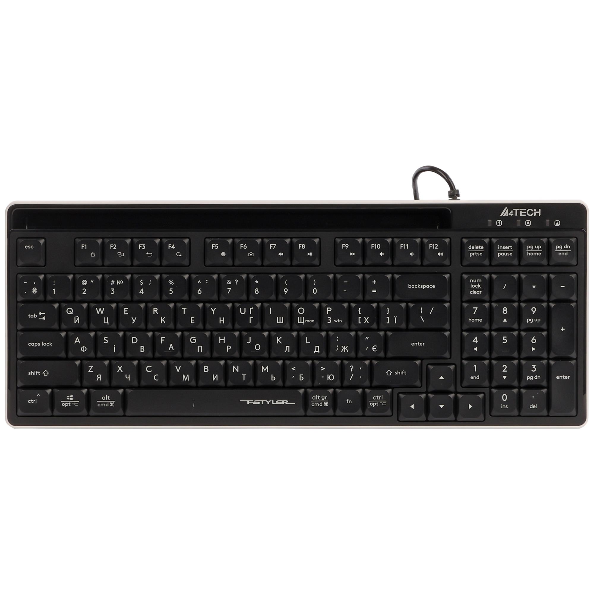 Клавіатура A4Tech FX70 ножичний механізм чорна