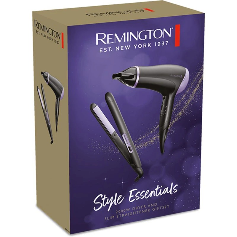 Фен и выпрямитель для волос Remington D3016GP Style Essentials Фен и выпрямитель для волос Remington D3016GP Style Essentials