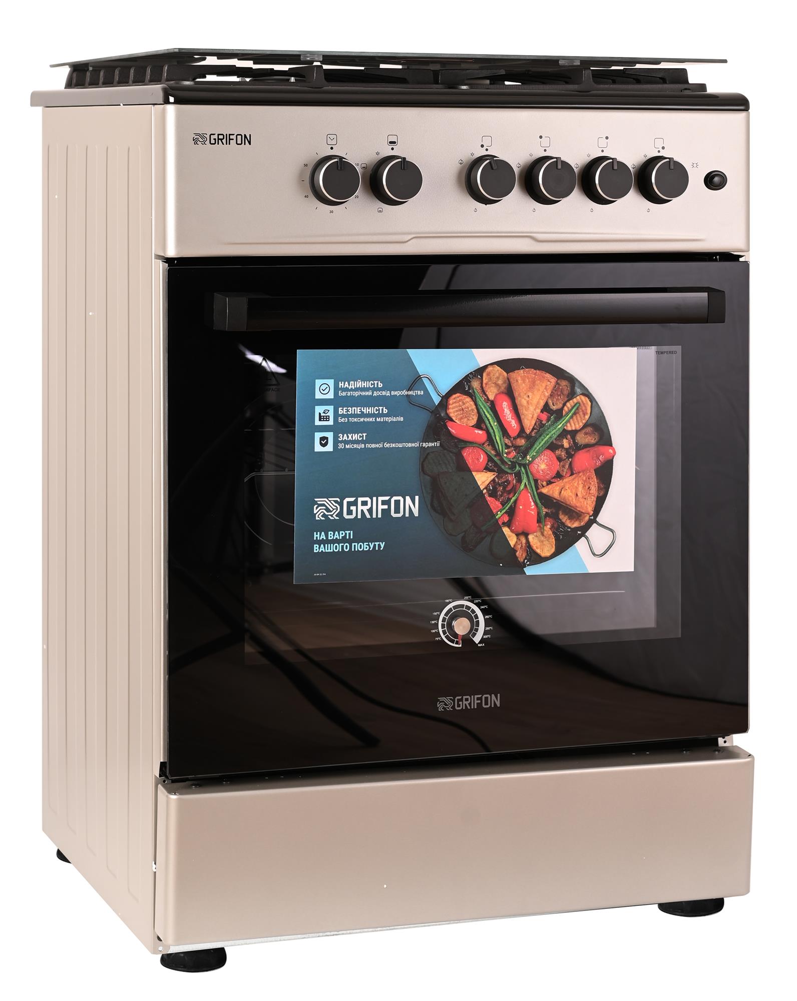 фото Газова плита Grifon G643S-CAWB3