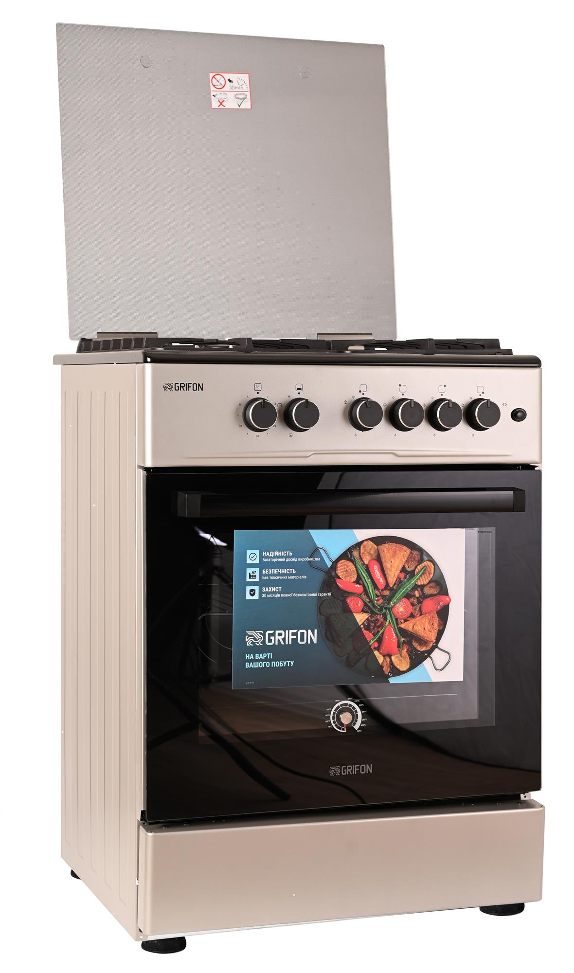 фото Газова плита Grifon G643S-CAWB3