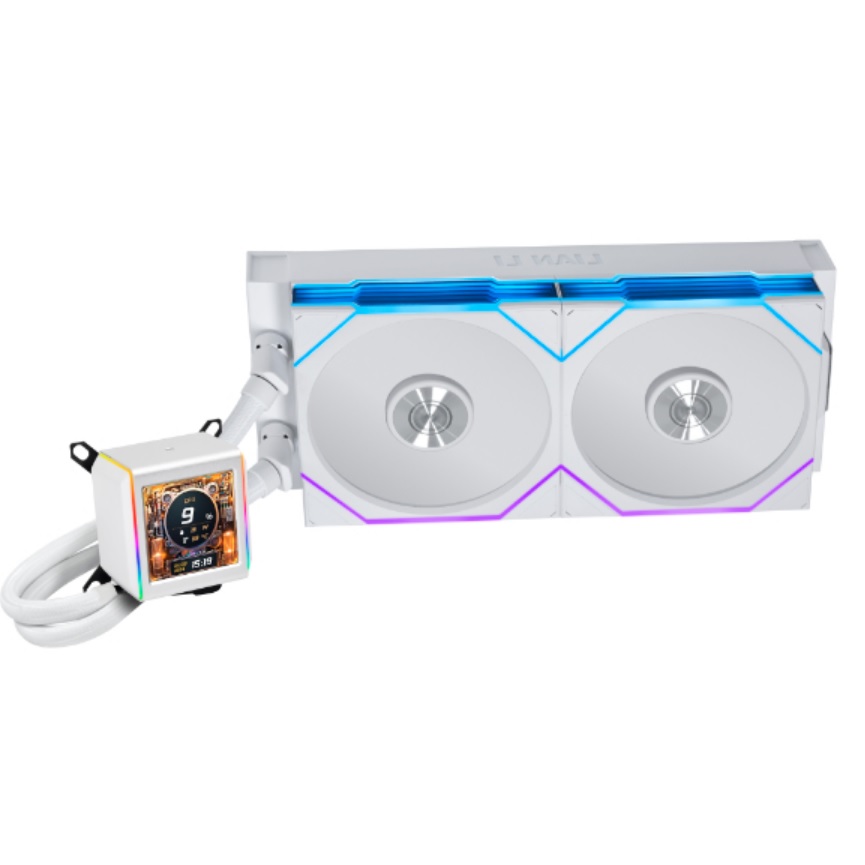 фото Водяне охолодження Lian Li Galahad GA II LCD TL 280 White (G89.GA2ALCD28TLW.00)