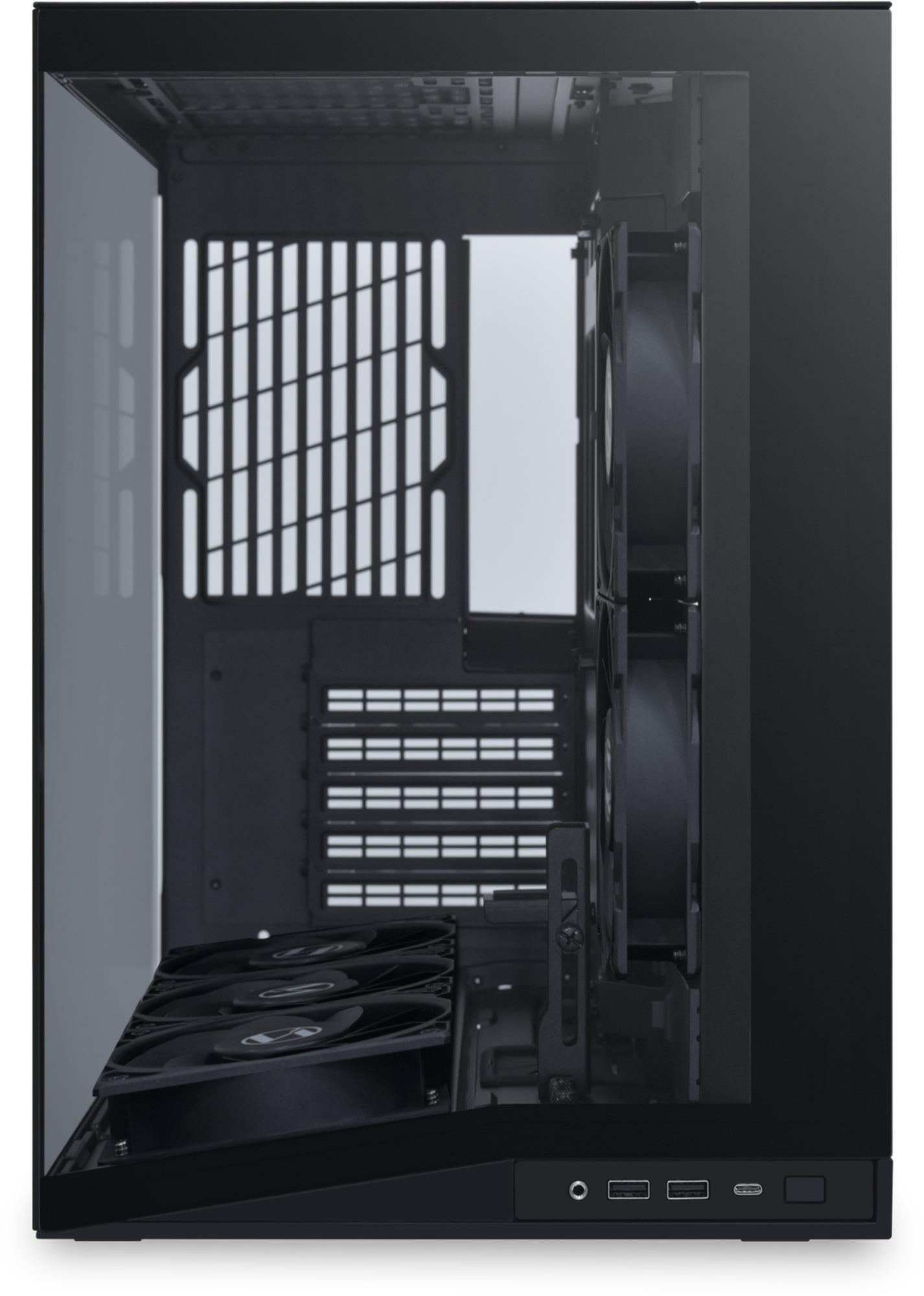 фото Корпус Lian Li O11 Dynamic Mini V2 Flow Black (O11DMIV2FX)