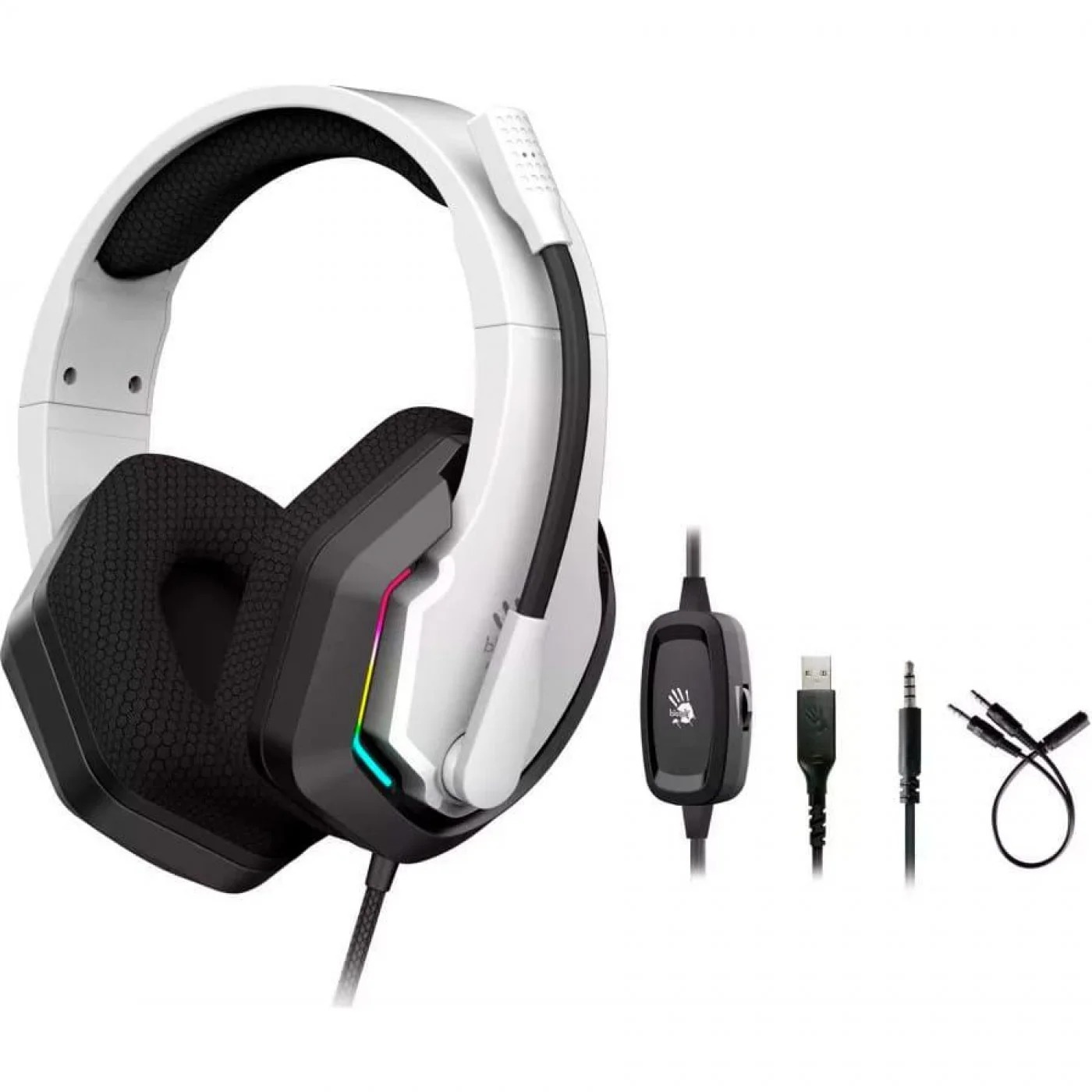 Гарнітура Bloody G260p White