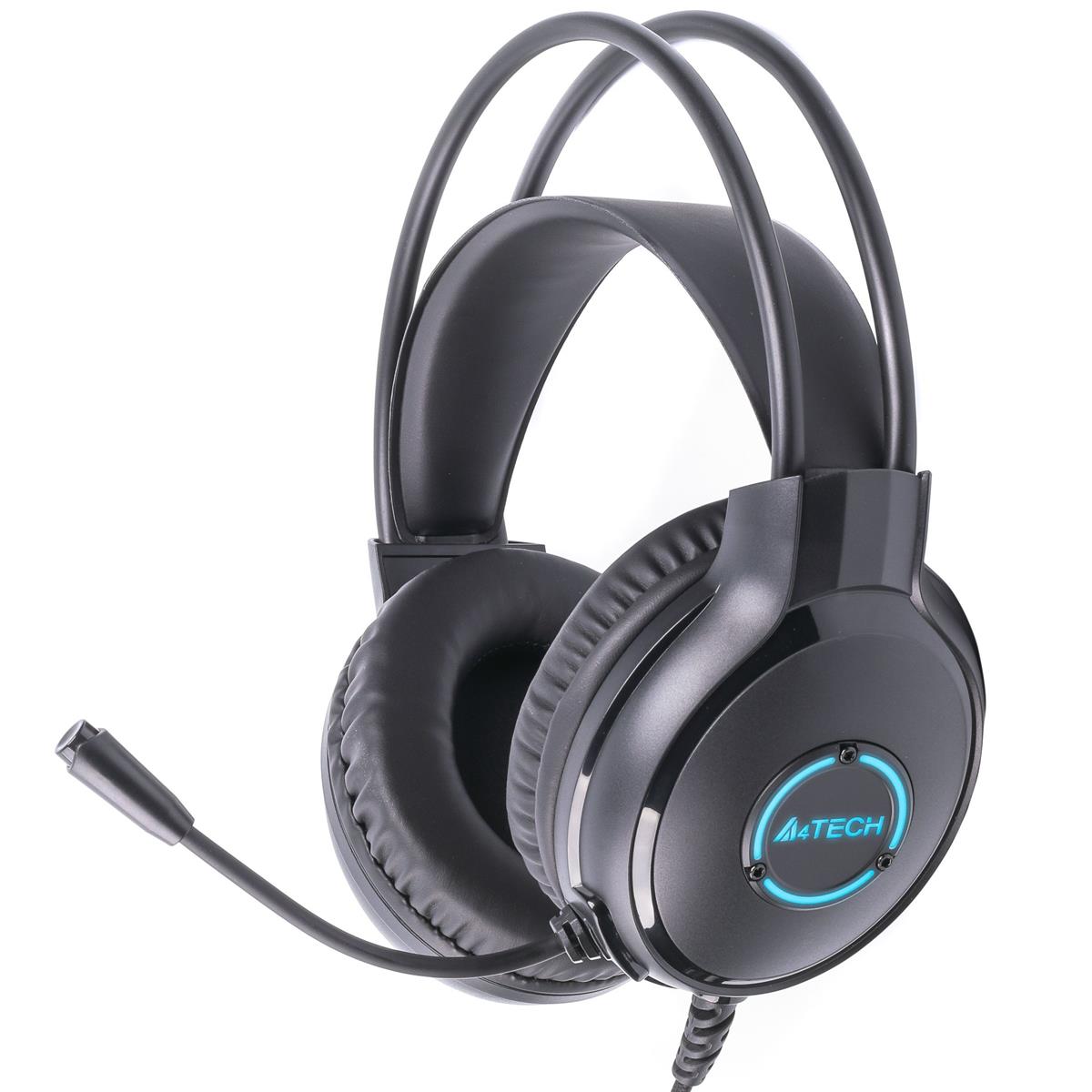 фото Навушники з мікрофоном A4Tech FH300U Black