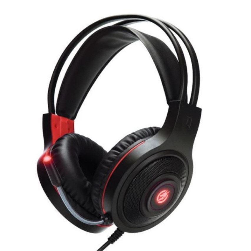 фото Навушники з мікрофоном Piko PX5 Black-Red (1283126489815)