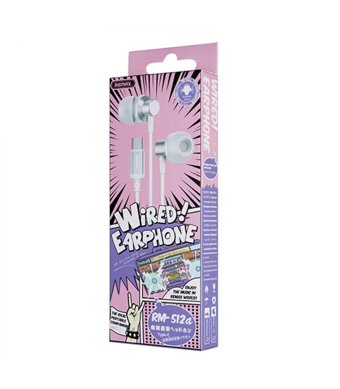 фото Навушники з мікрофоном Remax RM-512A White