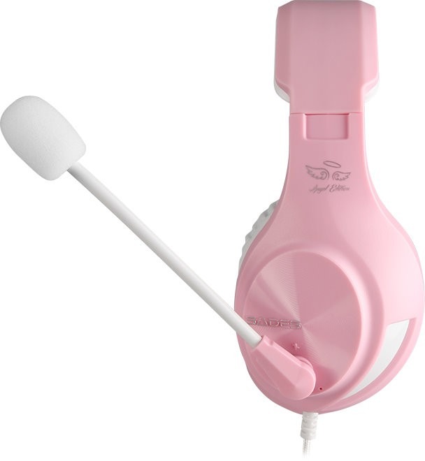 фото Навушники з мікрофоном Sades A2 Pink (SAA2PKJ)