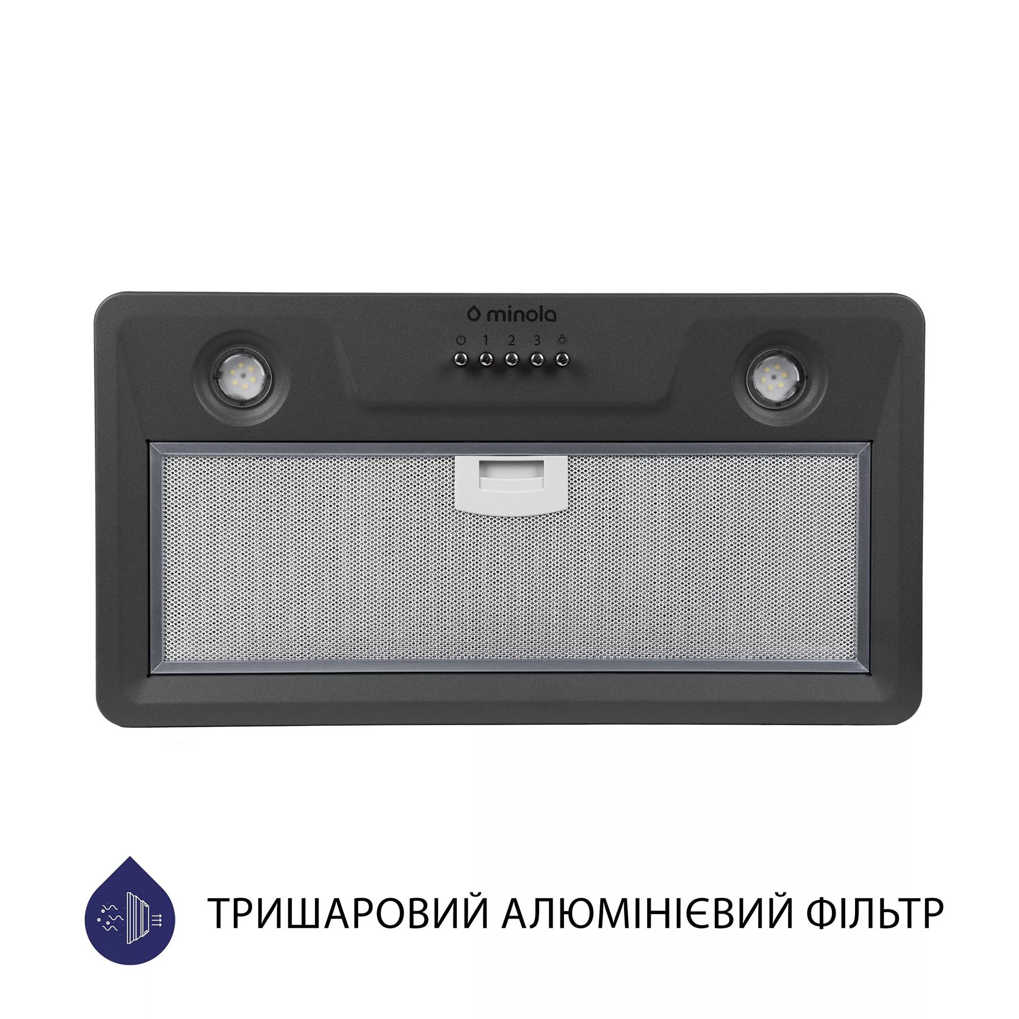 Вытяжка Minola HBI 5202 GR 700 LED Вытяжка Minola HBI 5202 GR 700 LED